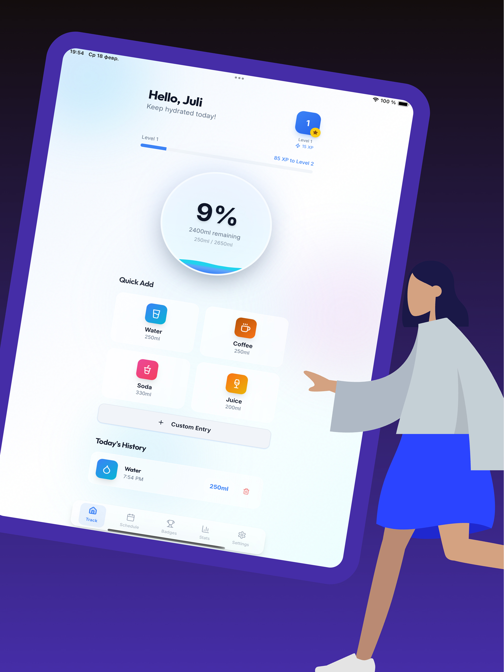 Oasis - Hydration Tracker screenshot 10