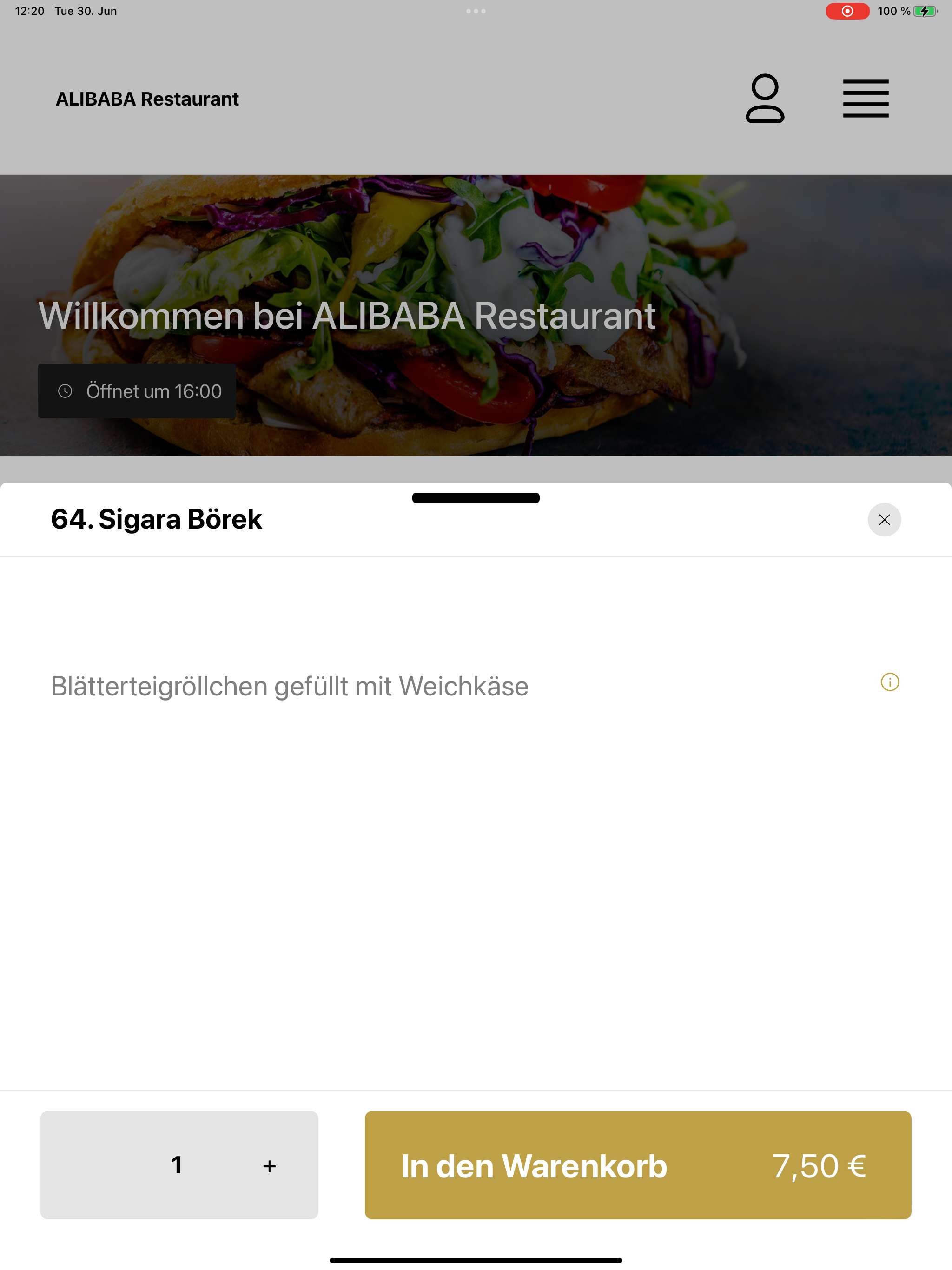 ALIBABA Restaurant
