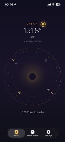 Qiblalys: Find the Qibla iPhone screenshot