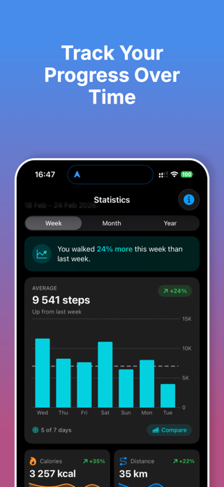 AiroStep: Step Counter Screenshot 2 of 7