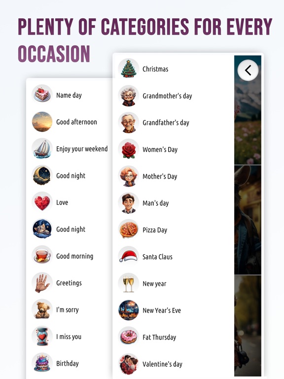 Screenshot #4 pour Cartes de Vœux en Français