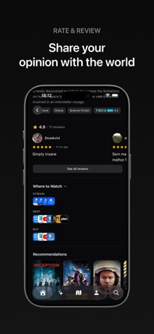 Plotwist: Track What You Watch iPhone screenshot