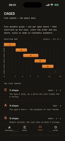 Guitar Mode Finder Screenshot 4 of 5