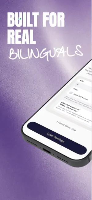 Bikey - Bilingual Typing screenshot 3