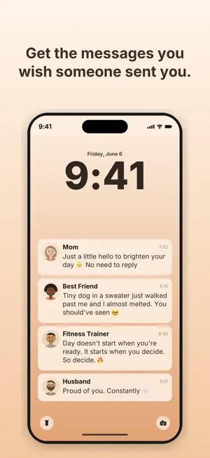 Personas: Warm Messages screenshot 1