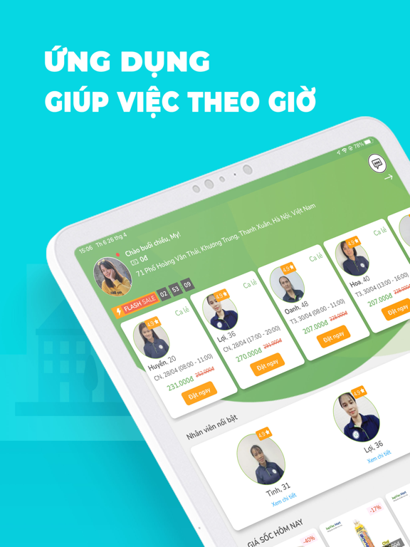 Screenshot #4 pour JupViec.vn: Home services