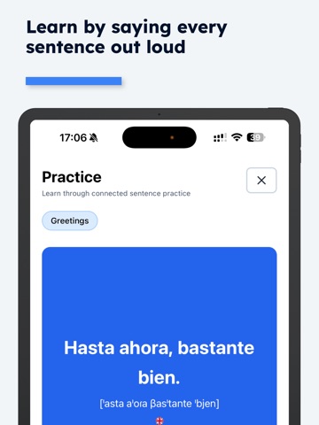 Speeek: Learn Language with AI iPad screenshot