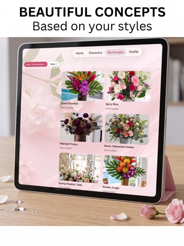 PetalPerfect: AI Floral Design iPad screenshot
