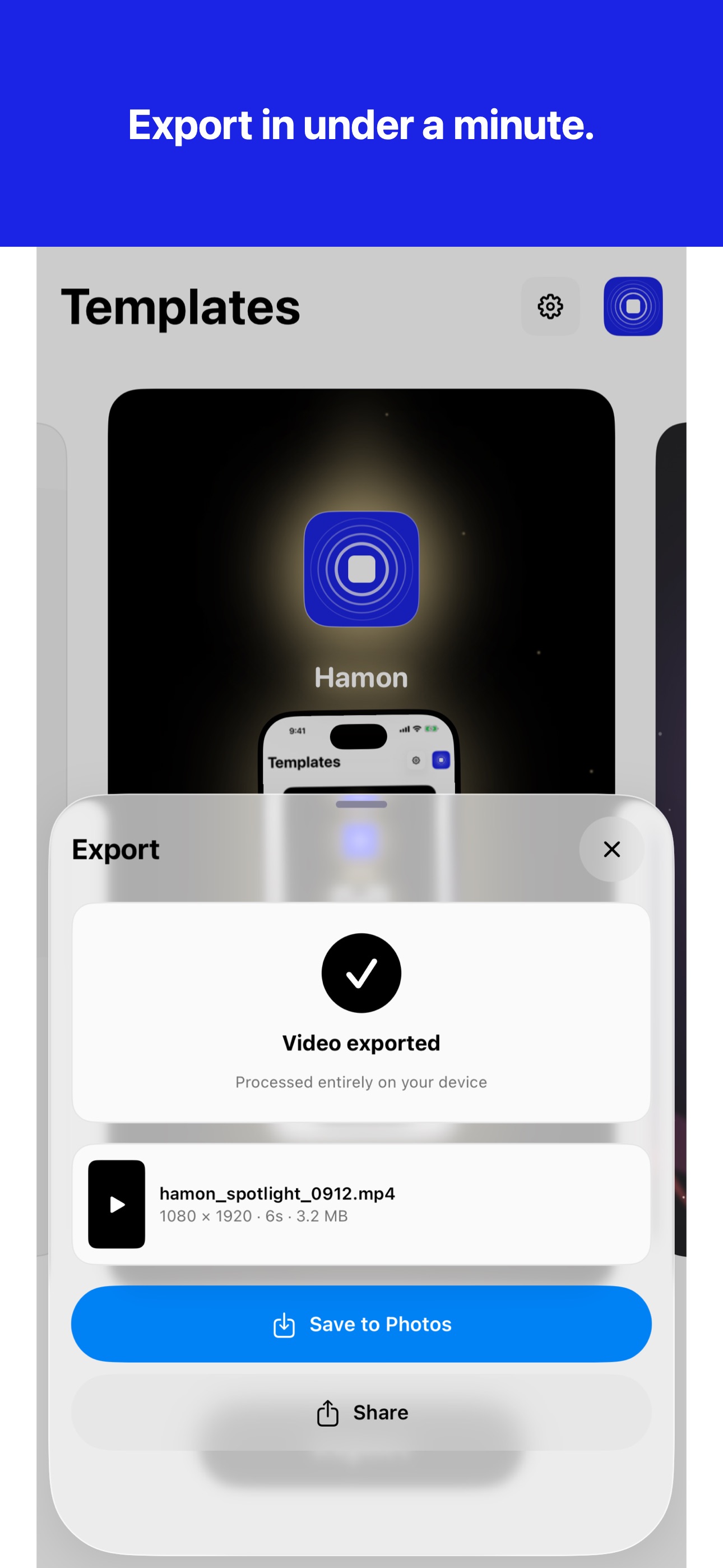 Screenshot 3 of Hamon: App Promo Video Maker