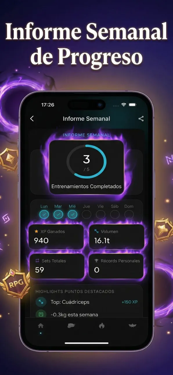 GymLevels: Ranked Gym Workouts iOS Mod IPA screenshot 6 - iOS app interface