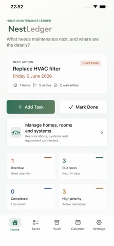 NestLedger Home Care screenshot