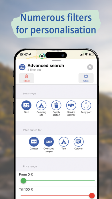 Stellplatz-Radar von PROMOBIL Screenshot