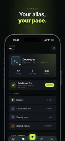 ByteBreak - Developer Wellness Screenshot 9 of 10