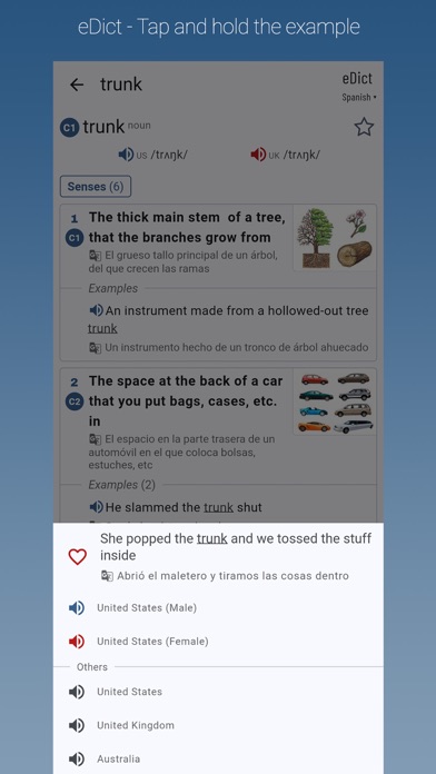 eDict - English Dictionary Screenshot