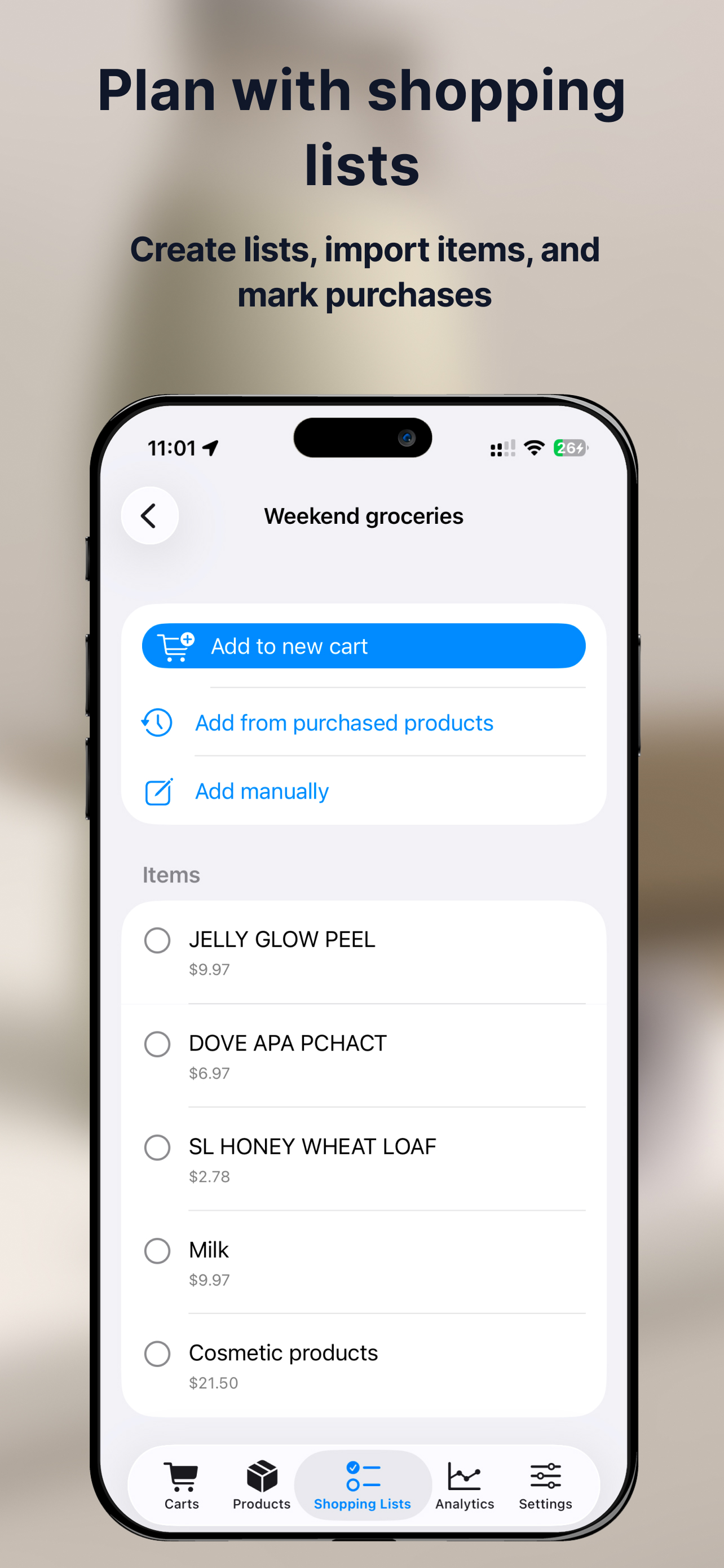 SPAC AI - Scan price and Cart