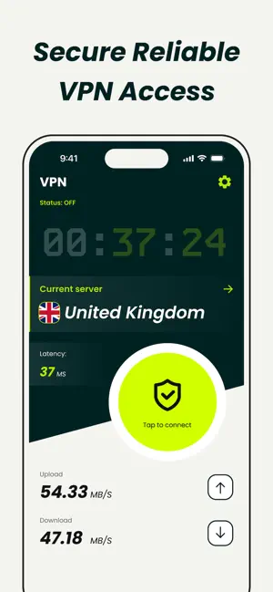 VPN: BuckVPN Speed Hotspot f3 screenshot 1