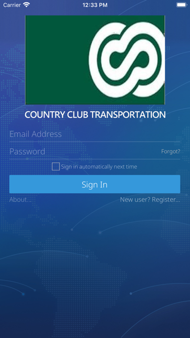 Country Club Transportation Screenshot
