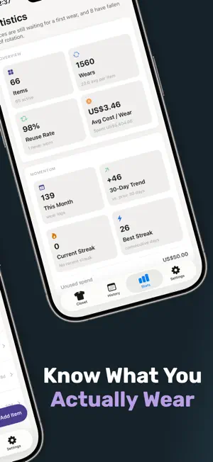 WearTracker - Closet Organizer screenshot 2