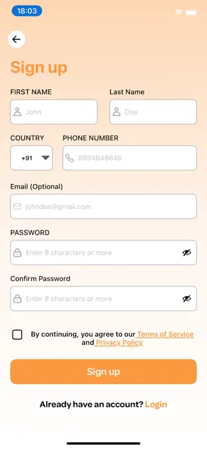 UNE-T ONE Usuarios screenshot 2