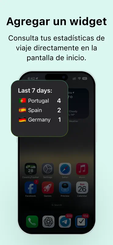 Días en el Exterior TripTrack screenshot 6 of 6