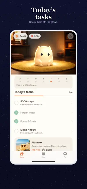 Pip: Self-Care Pet screenshot 3