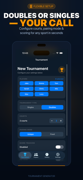 Tournament Generator: Brackets Screenshot 2 of 6