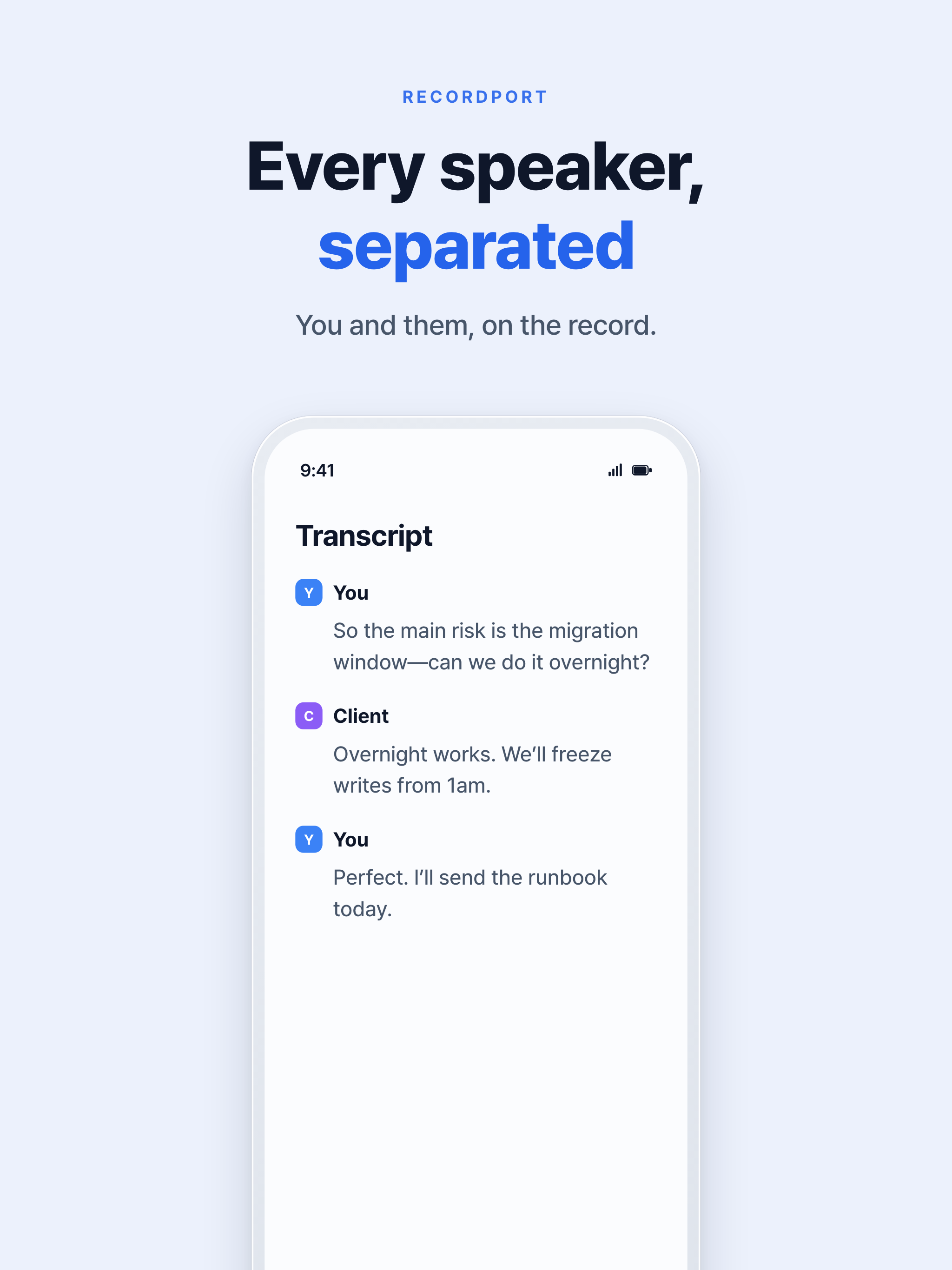 RecordPort screenshot 8