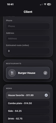SILVER Client screenshot