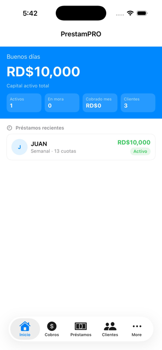 PrestamPRO Screenshot 1 of 5
