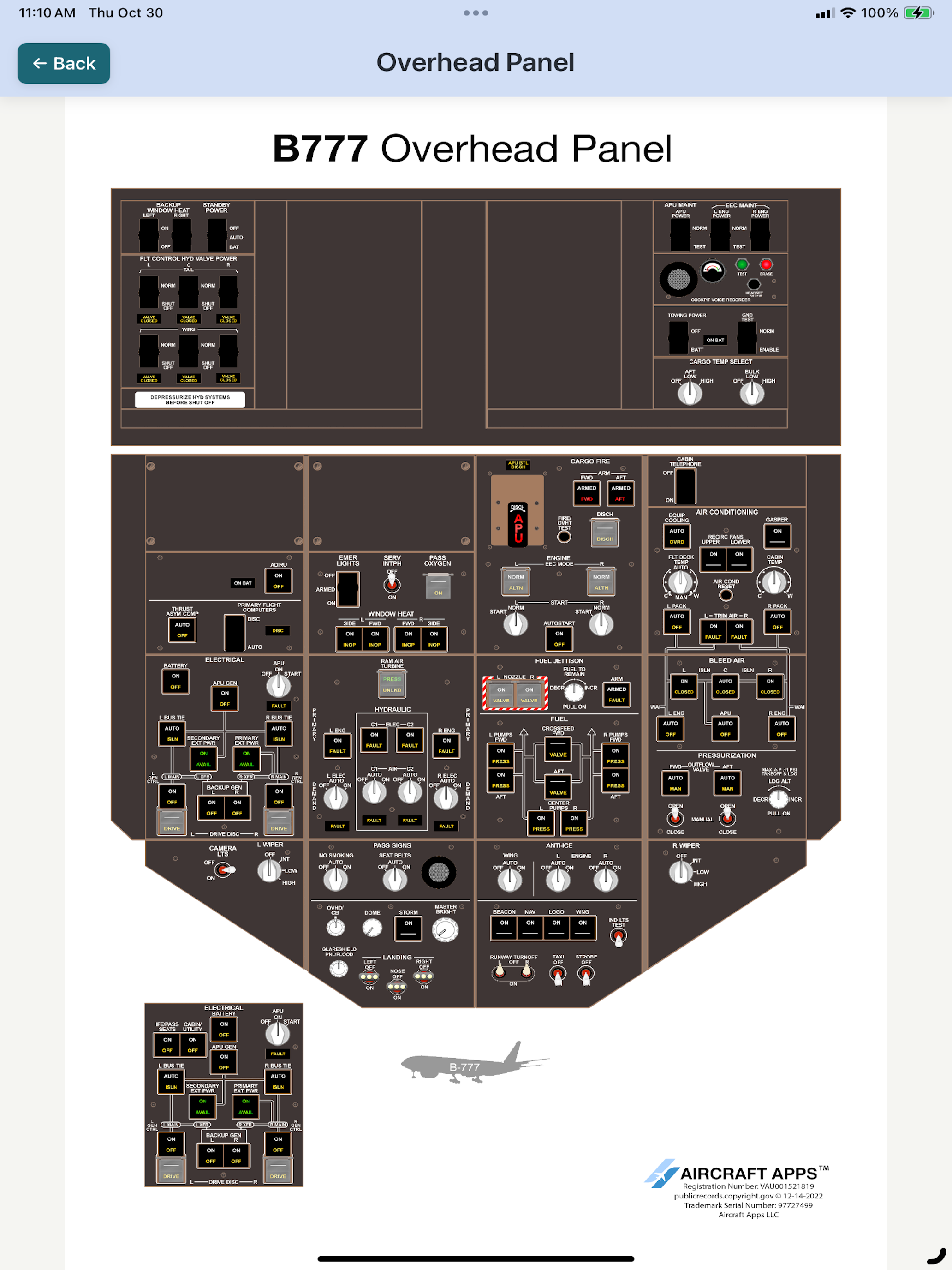 B-777 Aircraft Apps screenshot 13