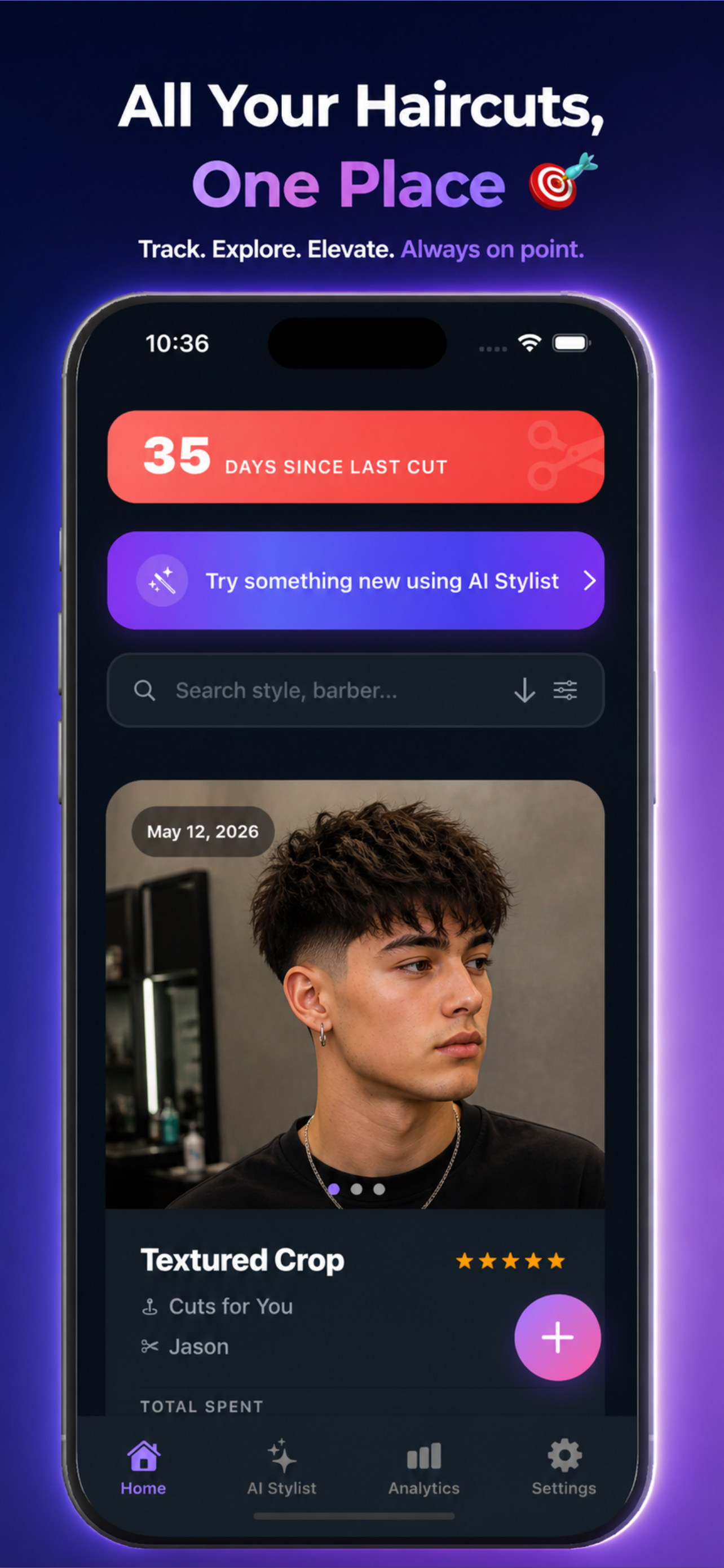 TrimTrack - Haircut Tracker