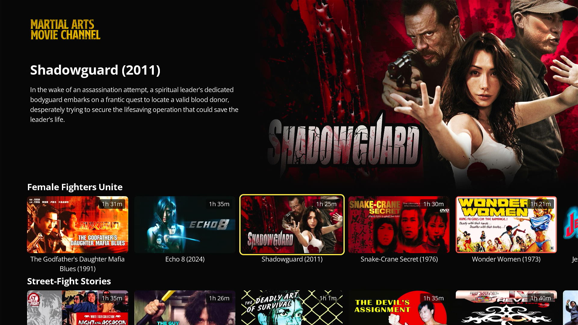 Martial Arts Movie Channel