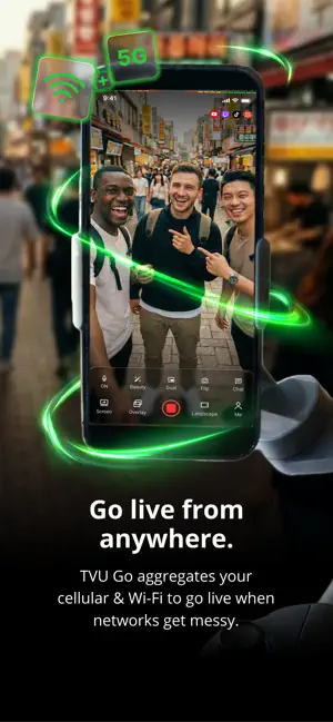 TVU Go - Live Streaming app screenshot 1