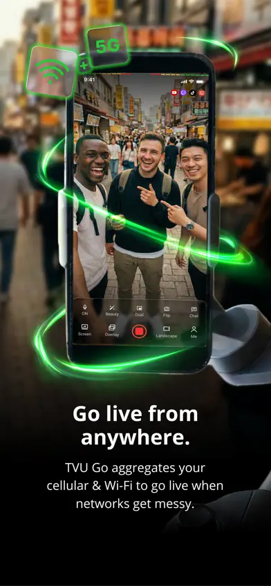 TVU Go - Live Streaming app screenshot 1
