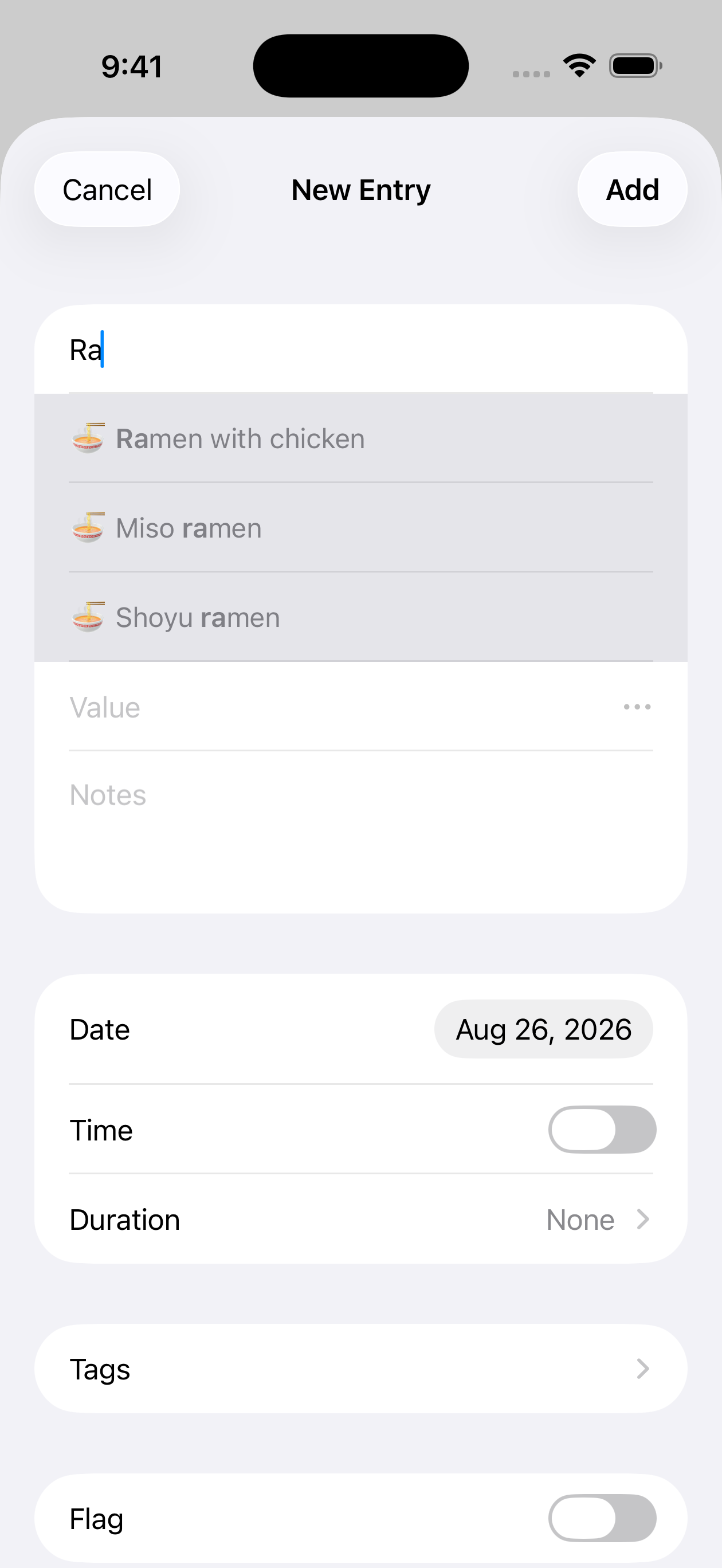 Basic Logs screenshot 3