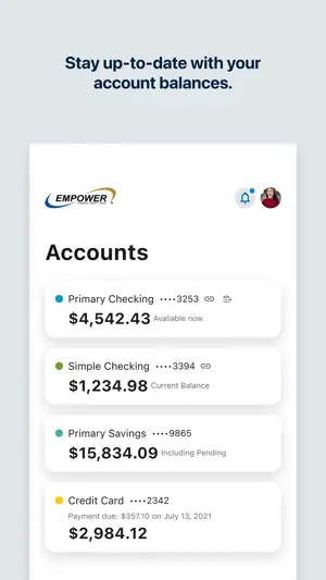 Empower FCU Mobile Banking screenshot 2