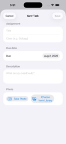 Homework Planner for Students screenshot
