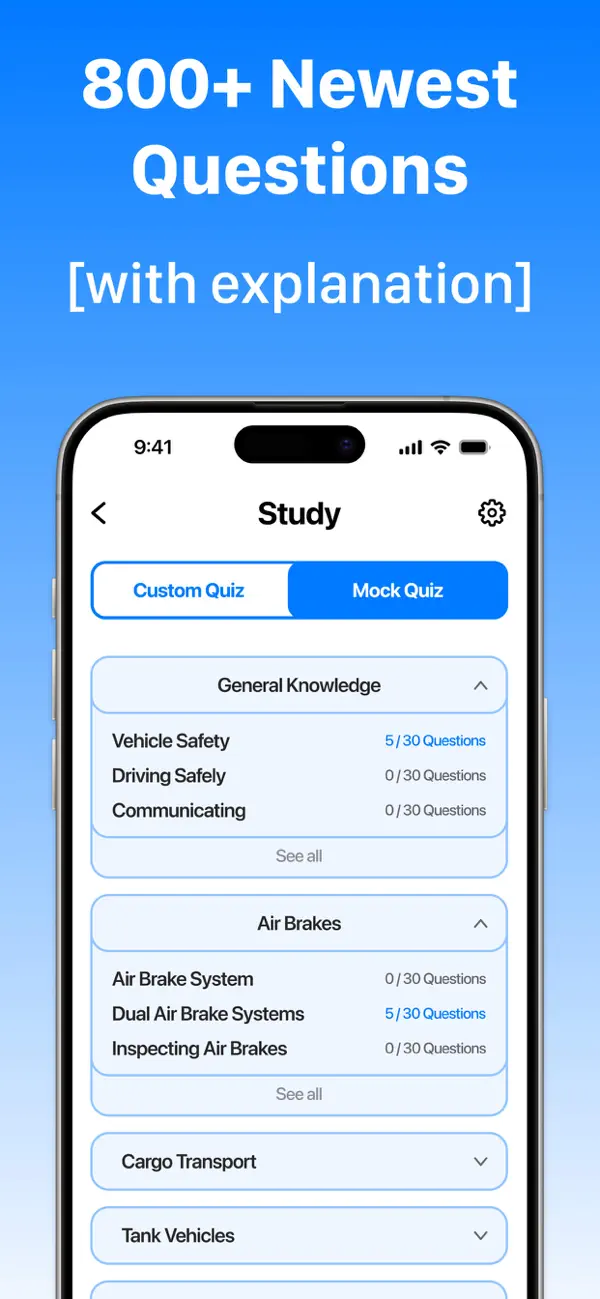 Screenshot #2 pour CDL Prep Test 2026