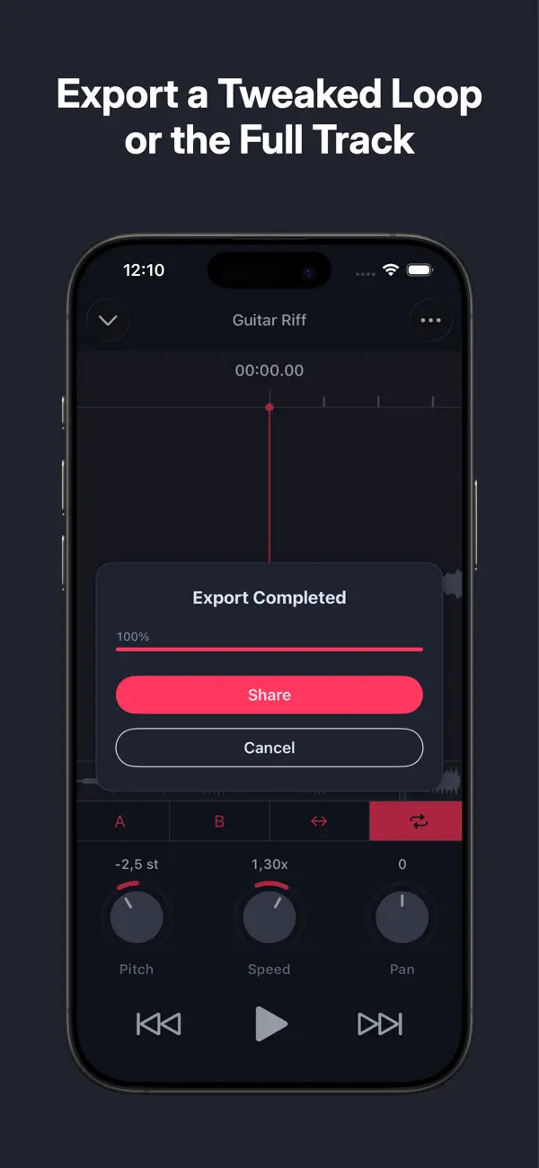 #6. AudioTweak: Change Music Speed (iOS) By: Fabio Vinotti