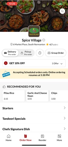 Spice Village -South Normanton iPhone screenshot