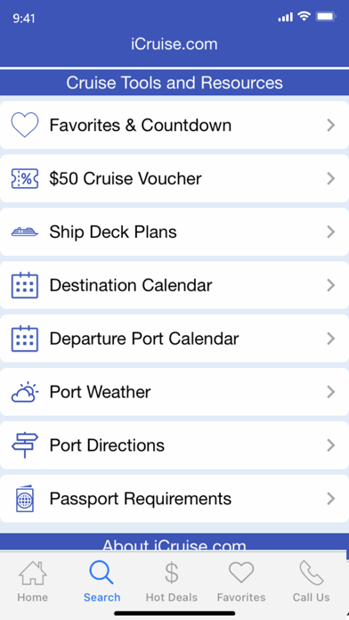 Screenshot #3 pour Cruise Finder by iCruise.com