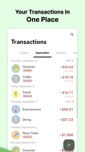 Cashew—Expense Budget Tracker screenshot 4