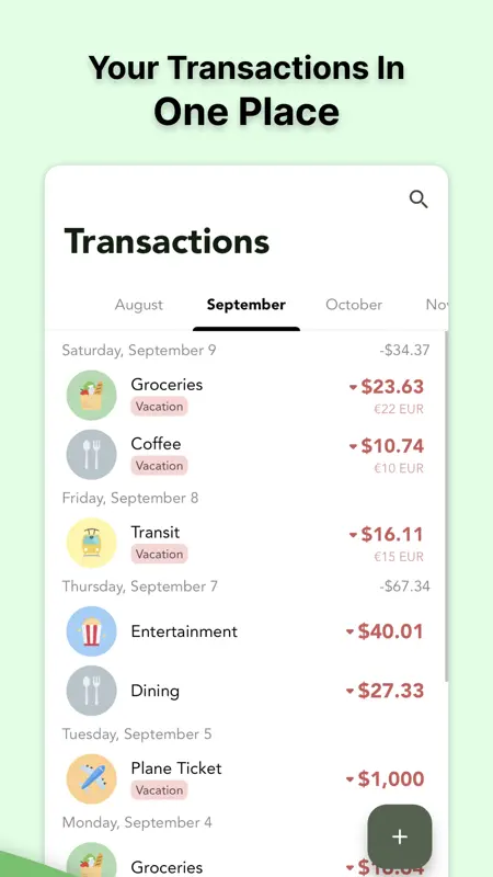 Cashew—Expense Budget Tracker screenshot 4 of 6