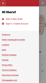 Papa Gino's - Order Online screenshot