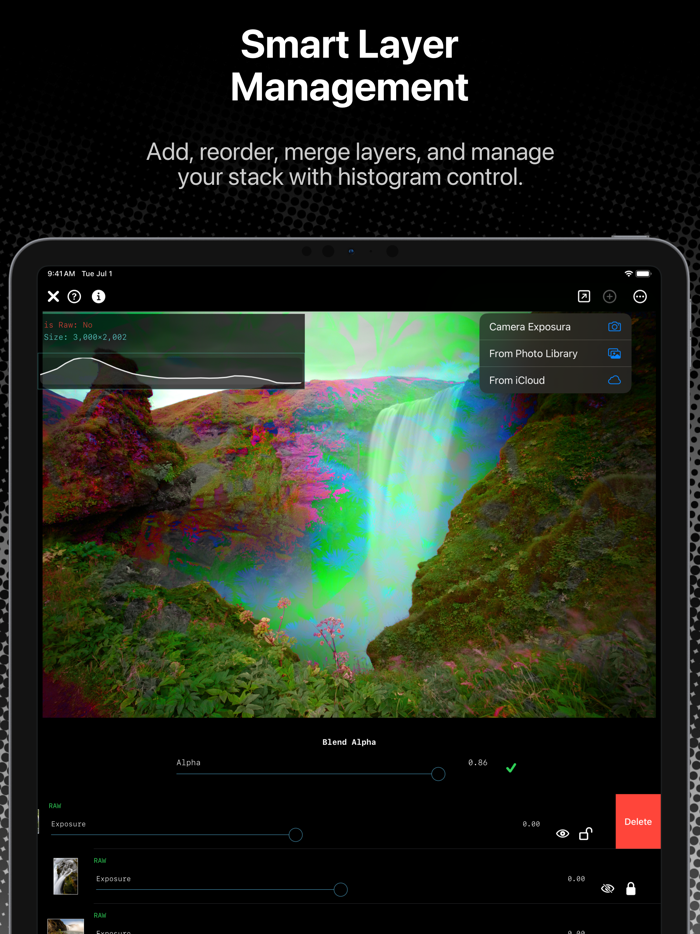 ImageFlux RAW and MultiExposure