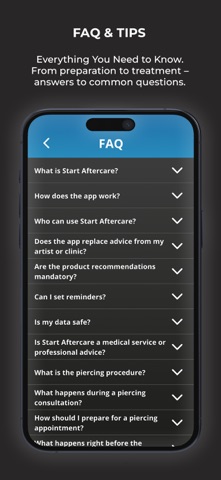 Start aftercare Screenshot 5 of 7