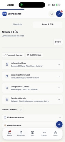 Buchbalance screenshot