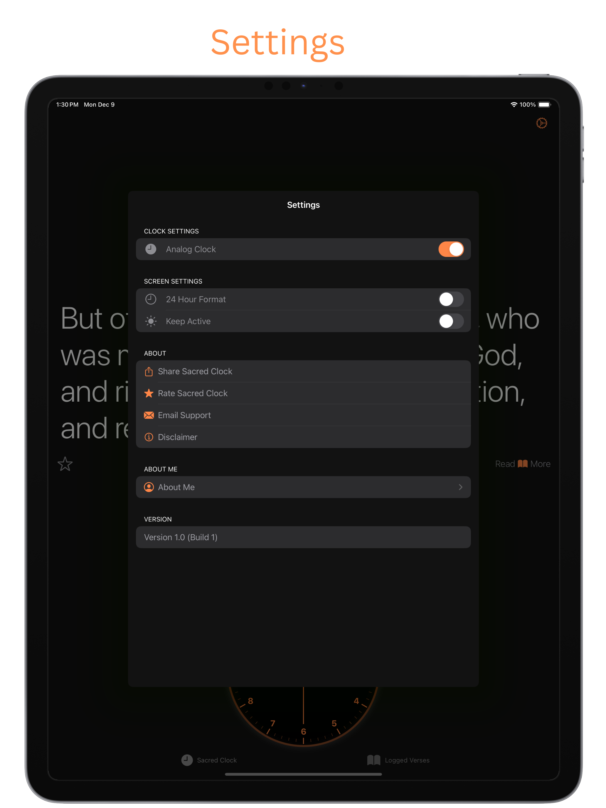Bible Verse Clock screenshot 4