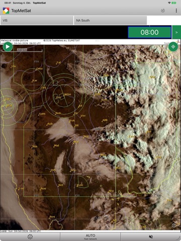 TopMetSat iPad screenshot 2