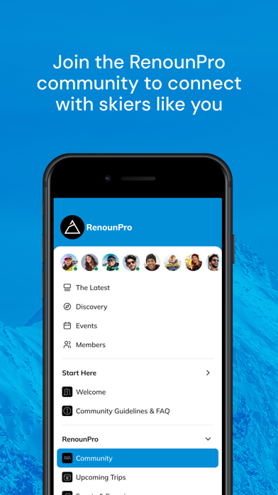 RenounPro iPhone screenshot 1 - Social Networking app